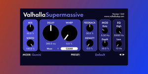 Beitragsbild des Blogbeitrags ValhallaDSP Supermassive 1.2 Free Plugin Adds Two New 80s Style Reverb Modes 