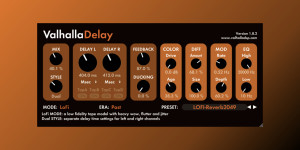 Beitragsbild des Blogbeitrags ValhallaDelay 1.8.2, New LoFi & PitchDuck Mode For More Delay Experimentations