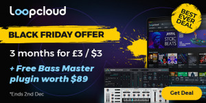 Beitragsbild des Blogbeitrags Loopcloud, Try 3 Months For £3/$3 & Receive Loopmasters Bass Master Plugin for Free