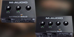 Beitragsbild des Blogbeitrags M-Audio M-Track Solo & Duo, New Affordable Audio Interfaces Starting At 49€