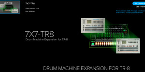 Beitragsbild des Blogbeitrags Roland TR-8 7×7 Drum Machine Expansion Is Back In The Cloud