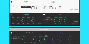 Beitragsbild des Blogbeitrags Fabric 70 Basic Filters & Crush, Free VST3/AU Filter & Bit-Crusher Plugin 