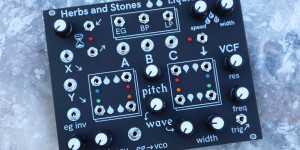 Beitragsbild des Blogbeitrags Herbs And Stones Liquid Foam Analog Groovebox Now In Eurorack 