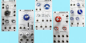 Beitragsbild des Blogbeitrags LA Circuits Bauhaus VCO, Technicolor Reverb/ Echo & Three More New Modules