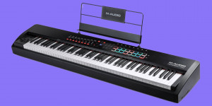 Beitragsbild des Blogbeitrags M-Audio Hammer 88 Pro, New Hammer Action MIDI Keyboard With Smart Controls 