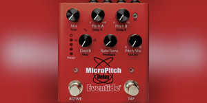 Beitragsbild des Blogbeitrags Eventide Fuses Its MicroPitch Delay Algorithm In A Compact, Hands-On Pedal 