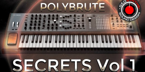 Beitragsbild des Blogbeitrags GEOSynths Secrets Vol 1, New Arturia Polybrute Synthesizer Library With 96 Patches 