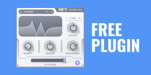Beitragsbild des Blogbeitrags Minimal Audio Rift Filter Lite, Free Morphing Filter Plugin For MacOS & Win