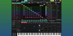Beitragsbild des Blogbeitrags Tracktion F.em, A Quad-Timbral Jump Into FM Synthesis With 11 Operators
