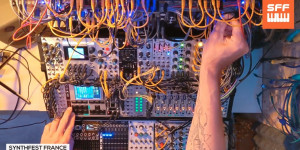 Beitragsbild des Blogbeitrags Boodaman Twins From Lima Modular Performance (SynthFest France 2021)