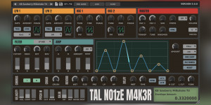 Beitragsbild des Blogbeitrags TAL is giving its NoiseMaker free Synthesizer plugin a GUI makeover 