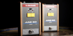 Beitragsbild des Blogbeitrags TC Electronic June-60 v2, new design now suitable for guitars & synths 