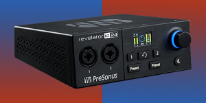 Beitragsbild des Blogbeitrags Presonus Revelator io24, audio interface with effects & neat streaming extras 