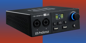 Beitragsbild des Blogbeitrags Presonus Revelator io24, audio interface with effects & neat streaming extras