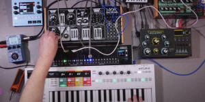 Beitragsbild des Blogbeitrags Sonicstate Friday Fun Synth Jam with Dreadbox synths Korg NTS-1 & more