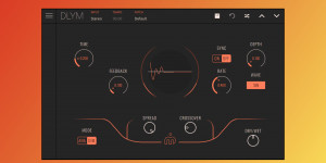 Beitragsbild des Blogbeitrags Imaginando DLYM, free delay modulator plugin got a new GUI 