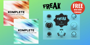 Beitragsbild des Blogbeitrags Native Instruments joins Plugin Boutique with exclusive Komplete bundles & FREAK for free