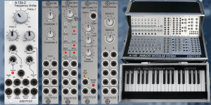 Beitragsbild des Blogbeitrags Superbooth 21: five new Doepfer modules (frequency shifter…) & Eurorack keyboard case 