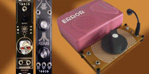 Beitragsbild des Blogbeitrags Superbooth 21: Error Instruments Loopman tape recorder walkman, ATARI drum voice & more
