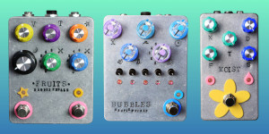 Beitragsbild des Blogbeitrags Fruits, Bubbles & Moist, three experimental effects pedals from Simon The Magpie 