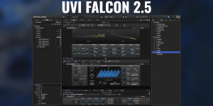 Beitragsbild des Blogbeitrags UVI Falcon 2.5, free update with new effects, modulators, M1 support & more 