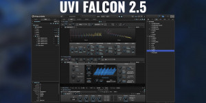 Beitragsbild des Blogbeitrags UVI Falcon 2.5, free update with new effects, modulators, M1 support & more