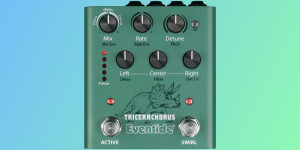 Beitragsbild des Blogbeitrags Eventide brings its TriceraChorus swirling tri-stereo chorus algo in a dot9 pedal 