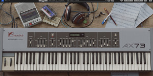Beitragsbild des Blogbeitrags Martinic AX73 brings Akais AX Synthesizer series from the 80s back as a plugin