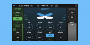 Beitragsbild des Blogbeitrags BLEASS Dragonfly, a dynamic tremolo effect with a twist (mac, win, iOS) 
