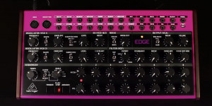 Beitragsbild des Blogbeitrags Behringer Edge, analog percussive Synthesizer, “the drummer from the cloned mother”