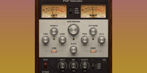 Beitragsbild des Blogbeitrags PSP Audioware Saturator, analog-style saturation plugin with 8 distinct flavors 