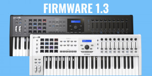 Beitragsbild des Blogbeitrags Arturia KeyLab MkII firmware 1.3 adds custom velocity curves