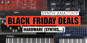 Beitragsbild des Blogbeitrags Black Friday Hardware Music Tech Deals 2021 incl. synths, drum machines, effects & more