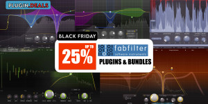 Beitragsbild des Blogbeitrags FabFilter Black Friday 2021, save up to 25% OFF on plugins and bundles 
