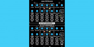 Beitragsbild des Blogbeitrags Division 6 Dual Mini Synthesizer, two Business Card synths with CV control for Eurorack 