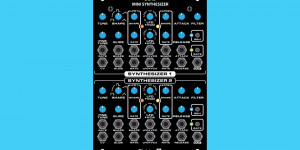 Beitragsbild des Blogbeitrags Division 6 Dual Mini Synthesizer, two Business Card synths with CV control for Eurorack