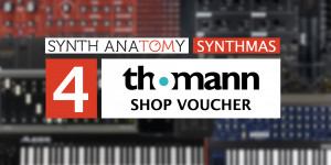Beitragsbild des Blogbeitrags SYNTHMAS Giveaway #4: enter to win a Thomann shop voucher for Christmas shopping