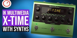 Beitragsbild des Blogbeitrags Video release: IK Multimedia X-TIME stereo delay sound demo with Synthesizers