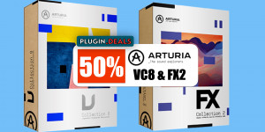 Beitragsbild des Blogbeitrags Plugin.Deals: Arturia V Collection 8 and FX Collection 2, save 50% OFF for a limited time 