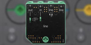 Beitragsbild des Blogbeitrags Teenage Engineering Line, new OP-Z expansion module for external audio signals
