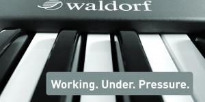 Beitragsbild des Blogbeitrags Waldorf teases “Working. Under. Pressure.”, new poly aftertouch Synthesizer in the works? 