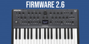 Beitragsbild des Blogbeitrags Modal Argon8 firmware 2.6 update adds new wavetables and more