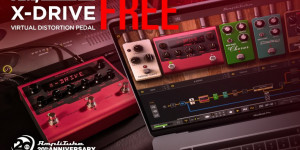 Beitragsbild des Blogbeitrags FREE Download: IK Multimedia AmpliTube X-Drive distortion pedal plugin (last hours) 