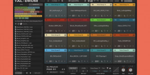 Beitragsbild des Blogbeitrags TAL-Software TAL-DRUM, a new easy-to-use gimmick-free drum sampler plugin 