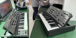 Beitragsbild des Blogbeitrags Behringer MS-5 update, new photos of the Roland SH-5 clone/replica