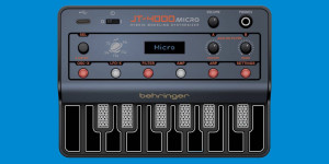 Beitragsbild des Blogbeitrags Behringer JT-4000 micro, $49 compact JP-8000 inspired mini synth, sound demo