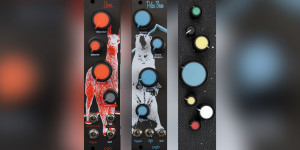 Beitragsbild des Blogbeitrags Llama & Polar Bear, kick and snare drum modules from Pittsburgh Modulars research lab 