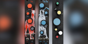Beitragsbild des Blogbeitrags Llama & Polar Bear, kick and snare drum modules from Pittsburgh Modulars research lab