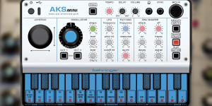 Beitragsbild des Blogbeitrags Behringer AKS Mini, a portable 1-oscillator VCS 3-style Synthesizer 