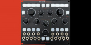 Beitragsbild des Blogbeitrags Morphos, an animating oscillator module based on the Norand Mono 